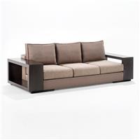 新中式風格扶手三人沙發(fā)