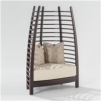 后現(xiàn)代新古典風(fēng)格無扶手單人沙發(fā)