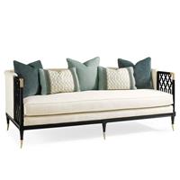 美式新古典扶手三人沙發(fā)