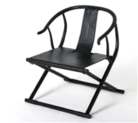 新中式風(fēng)格無腳輪書椅