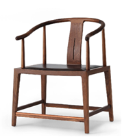 新中式風(fēng)格扶手餐椅