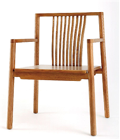 新中式風(fēng)格扶手餐椅