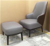 后現(xiàn)代新古典風(fēng)格休閑椅+腳踏