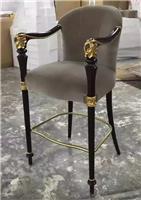 歐式新古典扶手吧椅