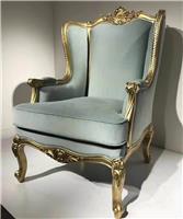 歐式新古典扶手單人沙發(fā)