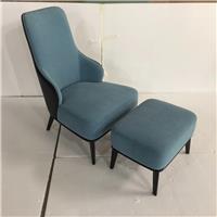 新古典風(fēng)格休閑椅+腳踏